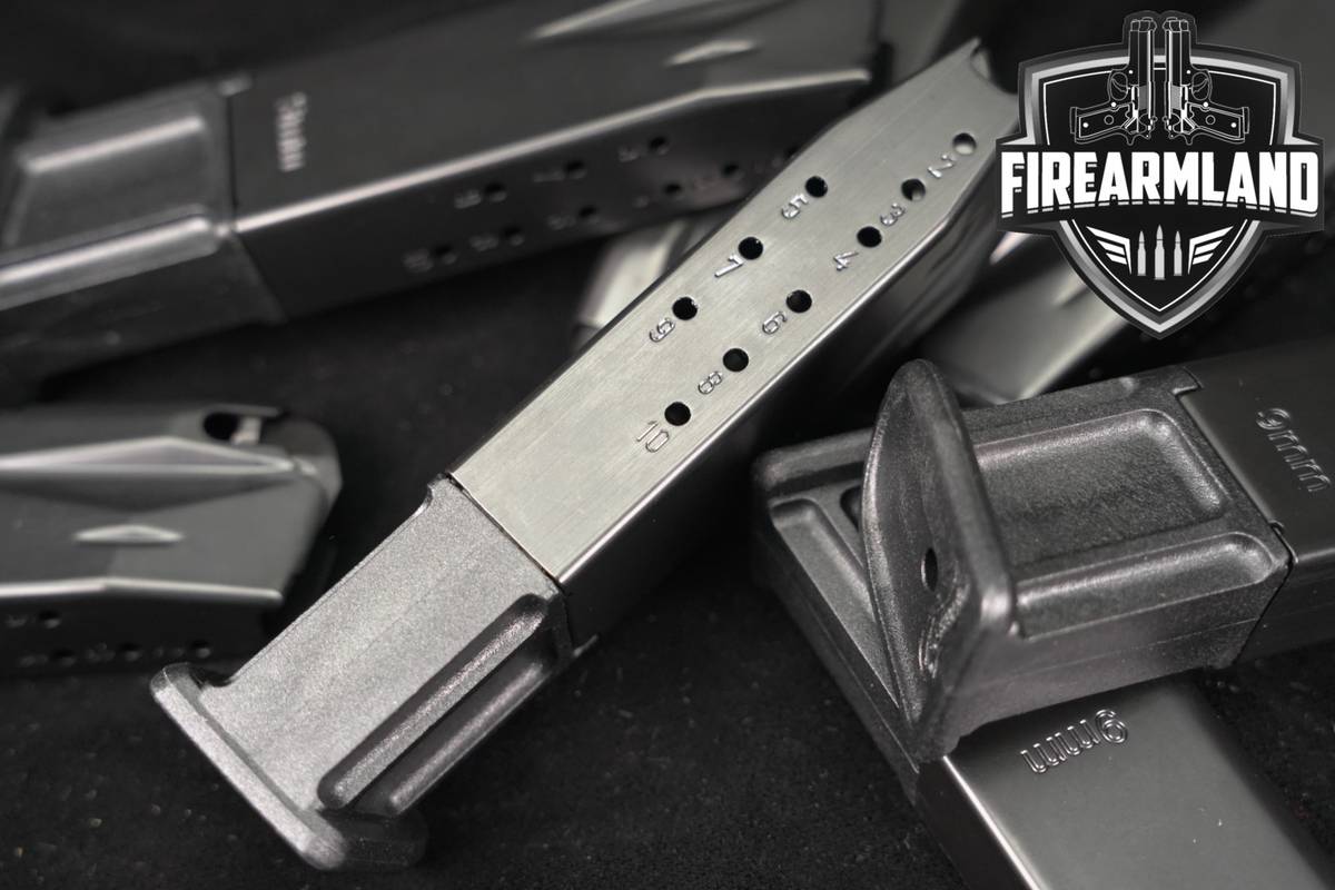 Walther EIGHT (8) PDP Full Size 10 Round Magazines Performance Duty Pistol