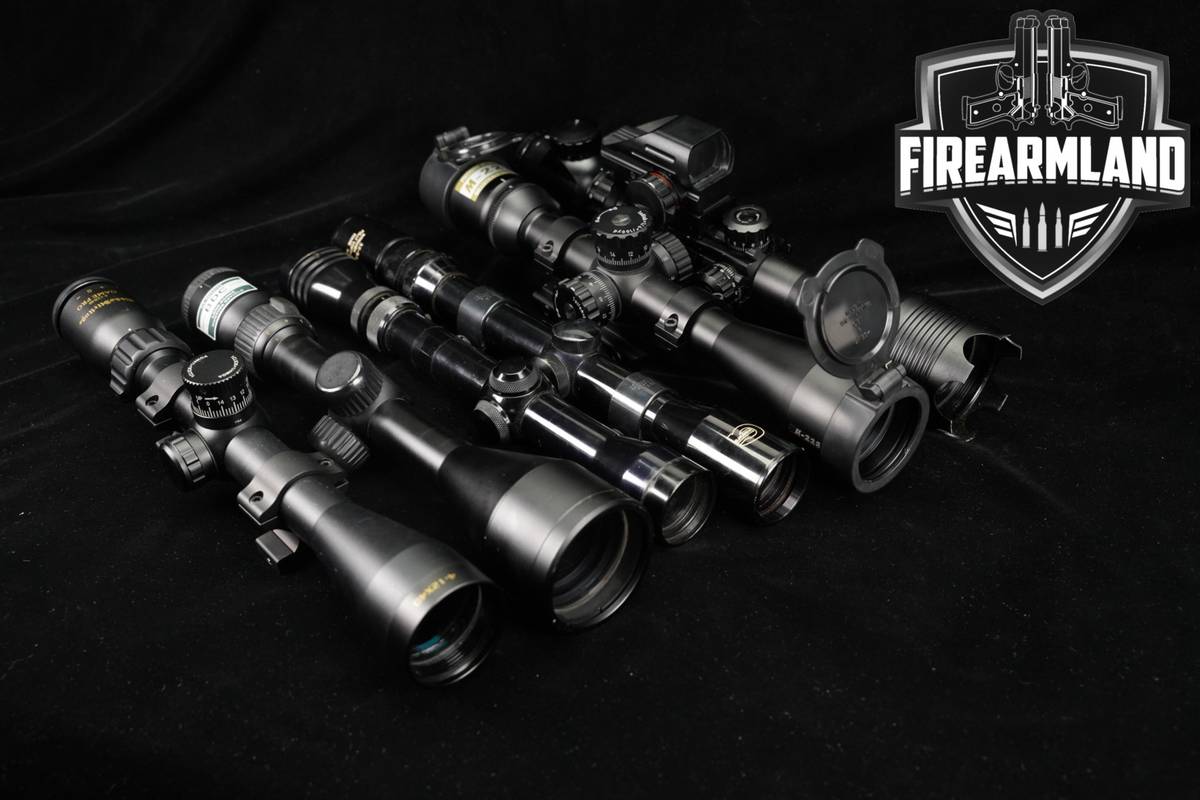 SIX SCOPE LOT 6 Pack Gibsons Redfield NikkoSterling Nikon Scopes Riflescope