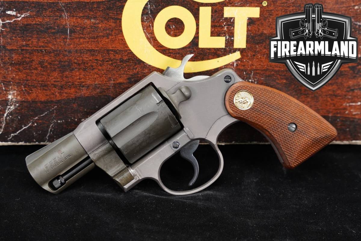 1982 Colt Agent 38 Special Two-Tone Parkerized & Grey Snub-Nose +ORIG BOX