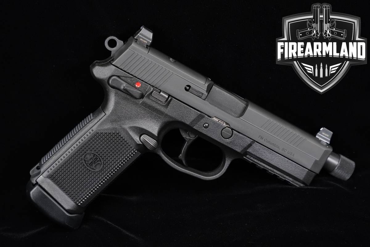 FN America FNX-45 Tactical 45ACP 5.3" FNX45 Optic-Ready +5 MAGS & ORIG CASE