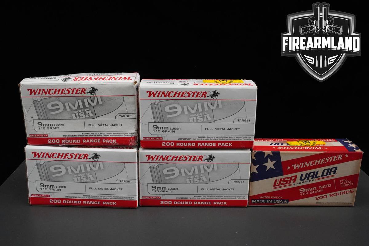 9MM Ammo 9MM Ammunition 1000 ROUNDS