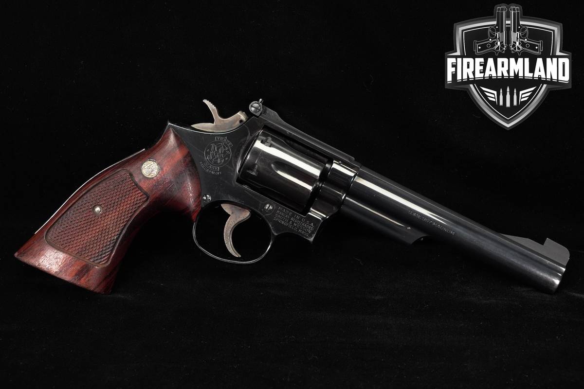 VINTAGE 1973 Smith & Wesson S&W Model 19-3 357 Magnum 6" Blued +ORIG CASE