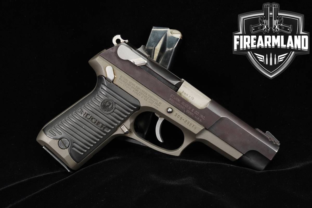 1994 Ruger P89 9mm 4.5" Two-Tone Blued & Gray P 89 +2 MAGS