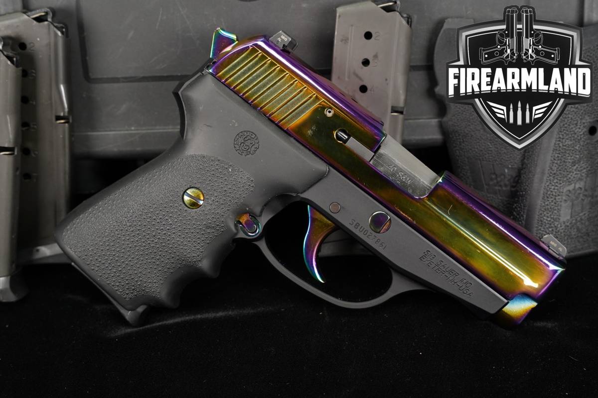 Sig Sauer P239 Rainbow Titanium 40 S&W 3.6" P 239 +4 MAGS & ORIG CASE