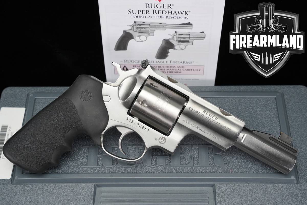 LIMITED Ruger Super Redhawk Toklat 454 Casull 45 Colt 5" Stainless +OG CASE