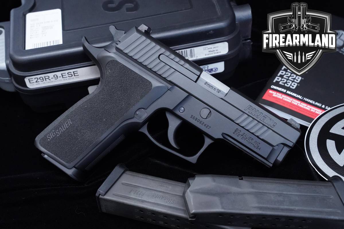 Sig Sauer P229 Enhanced Elite 9mm 4" Sig-Sauer P229 P-229 3MAGS & ORIG CASE