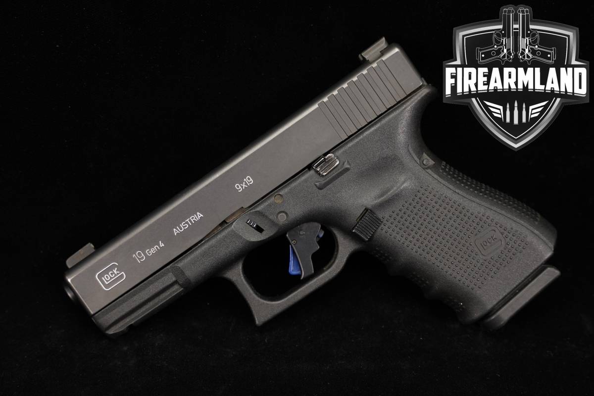 Glock 19 Gen4 G19 Gen 4 9mm 4.02 +UPGRADED BLUE TRIGGER