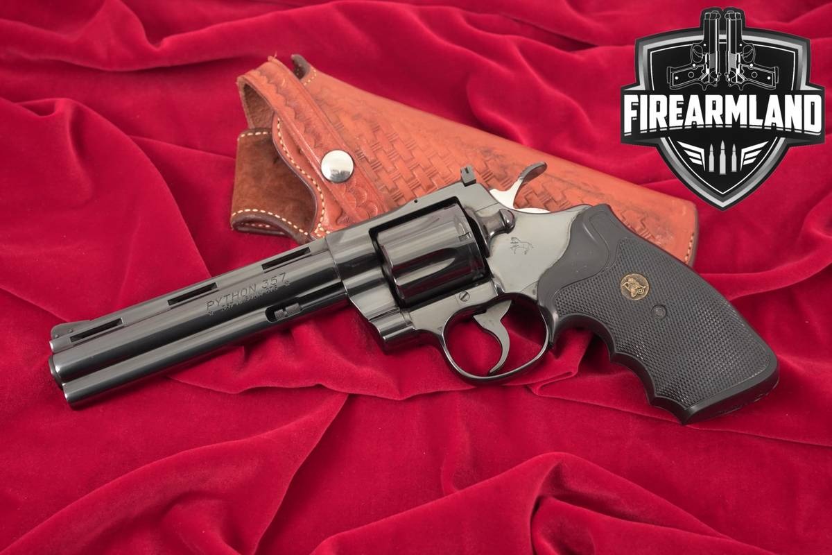 1979 Colt Python 357 Magnum 6" Blued DA/SA VENT-RIB