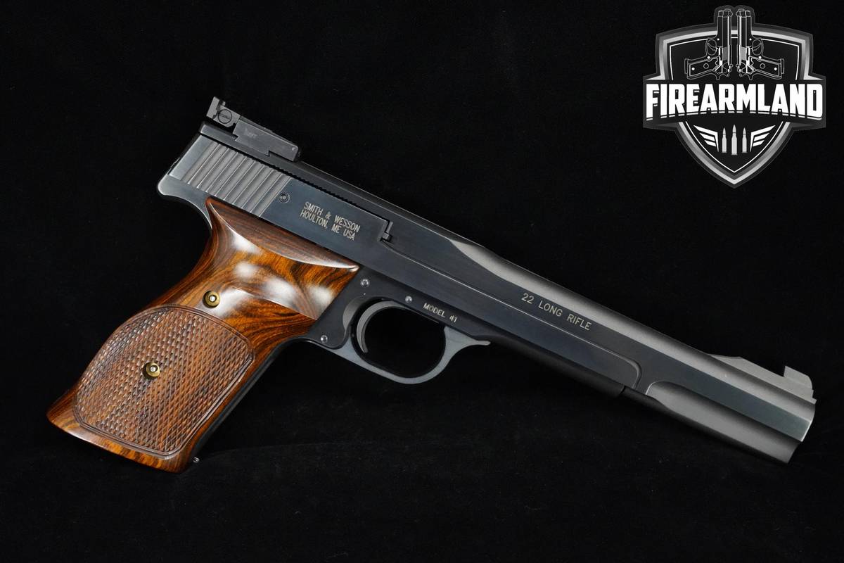 Smith & Wesson (S&W) Model 41 7" .22LR Blued S&W Model-41 M-41 +ORIG CASE