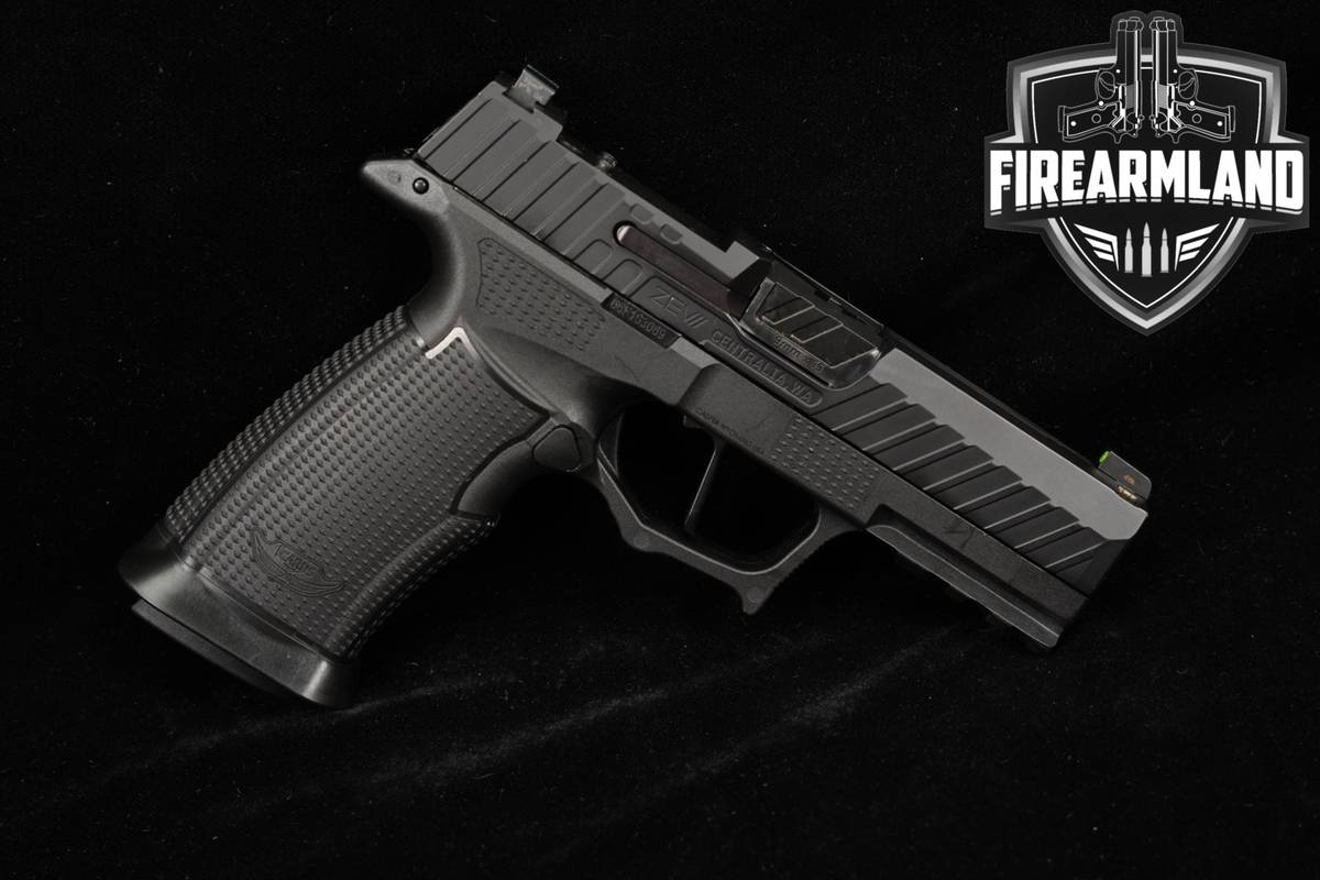 CUSTOM Sig Sauer P365 XMacro ZEV SLIDE, BARREL 9mm Optics-ready ICARUS GRIP
