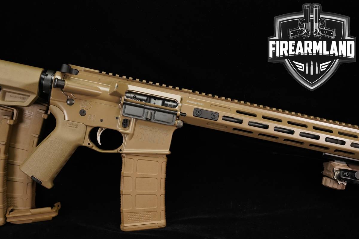 Springfield Armory SAINT AR-15 AR15 16" FDE +4 MAGS, BIPOD