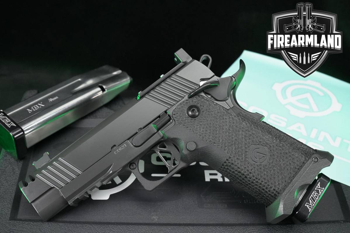 Cosaint Arms COS21 Commander 9mm 2011 4.25" 1911 Pistol +2 MAGS & ORIG CASE