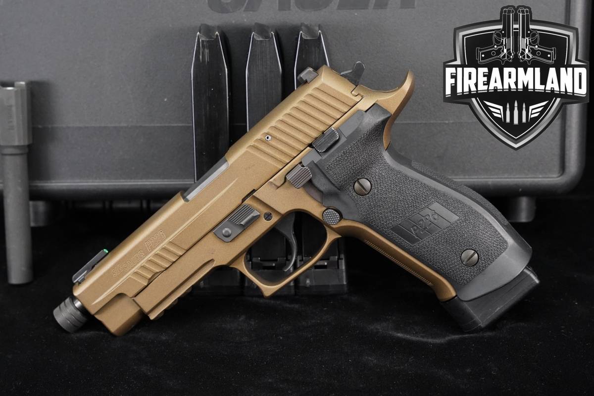 Sig Sauer P226 Tactical Operations THREADED 9mm P 226 +4 MAGS, ORIG CASE