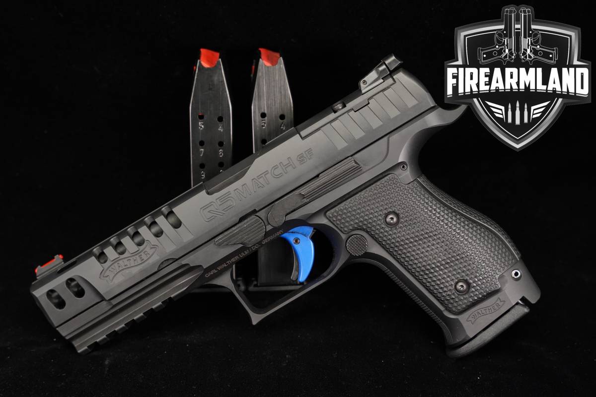 Walther Q5 Match SF 9mm Optics-Ready 5 Blued +3 MAGS