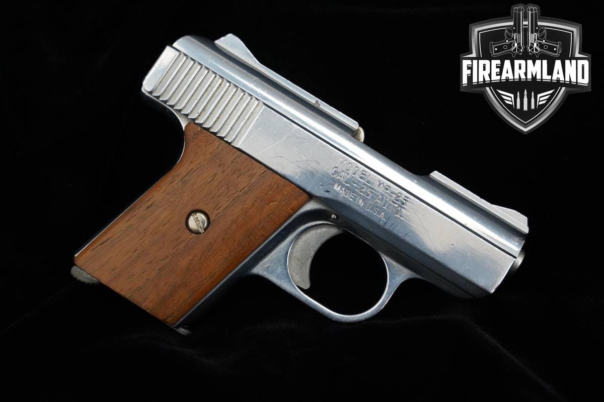 VINTAGE 1970-1991 Raven Arms Model MP-25 2.5" Chrome Plated MP-25