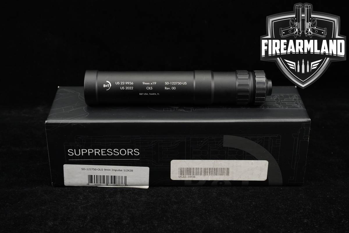 Brugger & Thomet (B&T) OLS Impulse 9mm Suppressor +ORIG BOX