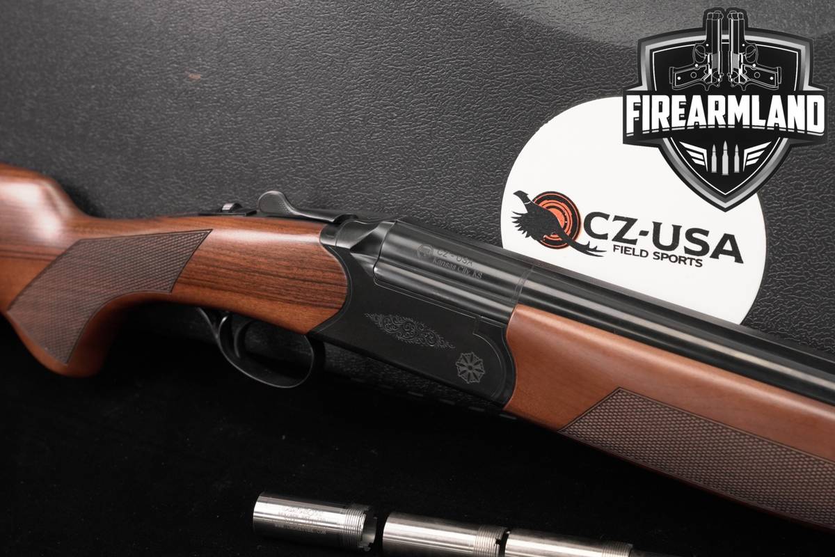 RARE LEFT-HAND CZ Drake Southpaw 12-Gauge 28" Black Chrome & Walnut 3"