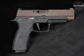 Sig Sauer P320 AXG Full-Size 9mm Luger Two-Tone Coyote Tan in Very Good Condition Image 4