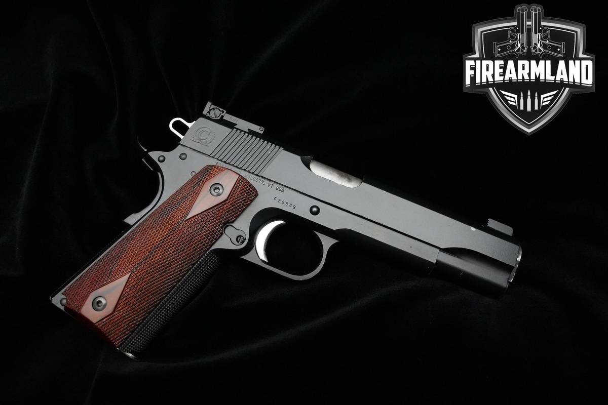 RARE Caspian Arms 1911 .45 ACP Custom STI BOMAR Sights 1911 +2 MAGS