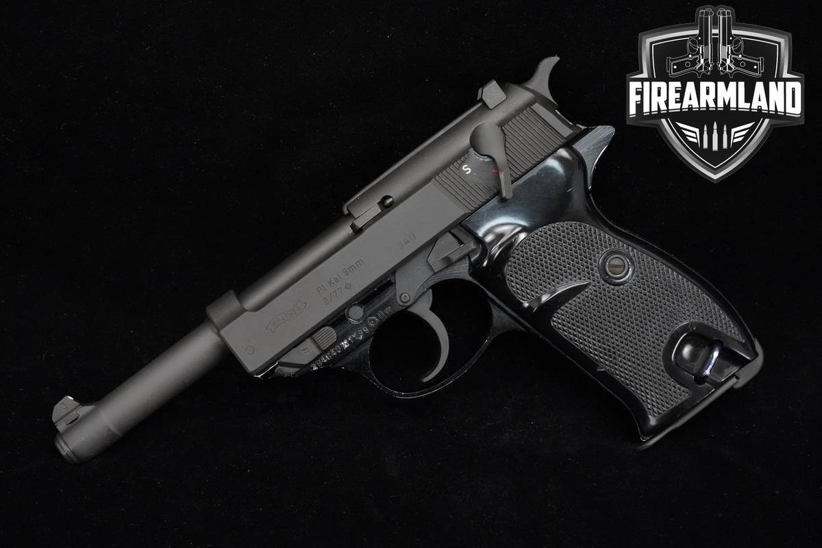 1977 Walther P1 9mm 5" Walther P-1 P38 P-38 +2 MAGS