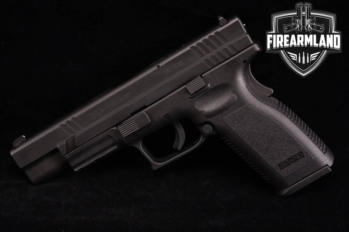 Springfield Armory XD-45 Tactical 45-ACP XD45 +5 MAGS, ORIG CASE & HOLSTER