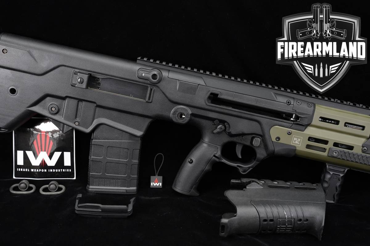 IWI Tavor 7 7.62 NATO 16.5" BLK LBL M-LOK OD Green & Black +ORIG BOX