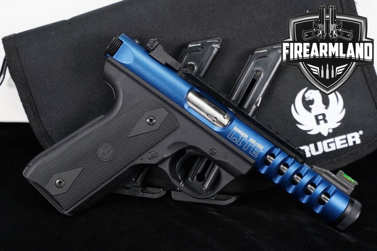 Ruger 22/45 Lite Mark III 22LR OR Blue Anodized MkIII +3 MAGS & ORIG BOX