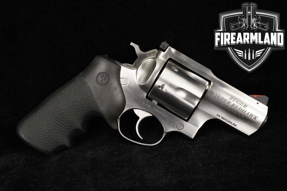 Ruger Super Redhawk Alaskan 44 Rem Mag 2.5" Satin Stainless DA/SA
