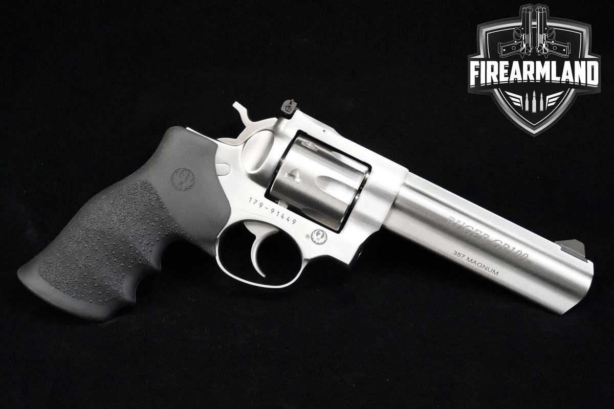 Ruger GP100 357 Magnum 5" Satin Stainless Ruger GP-100 +ORIG CASE