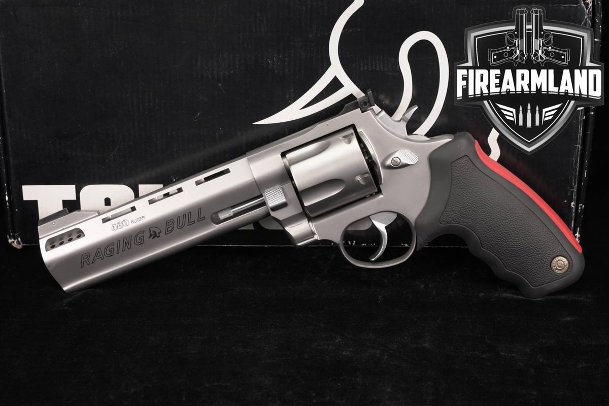 Taurus Model 480 Raging Bull 480Ruger Stainless FACTORY PORTED +ORIG BOX