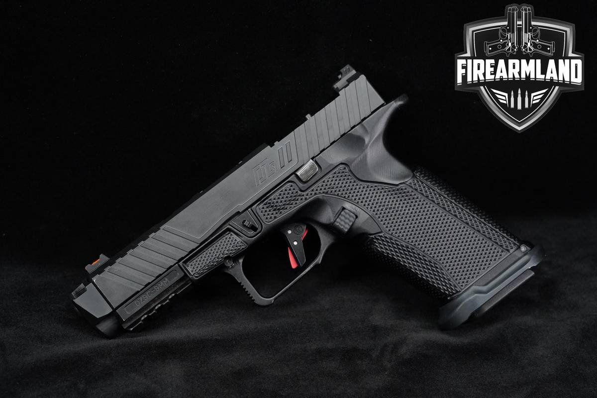 OPTIC-READY ZEV OZ9C Combat X-Grip 9mm 4" Black DLC OZ9-C Match Pistol