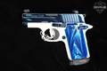 Sig Sauer P238 Blue Ice, Bill Hicks & Co. Exclusive .380 ACP Two-Tone High-Polish Blue & White in Good Condition Image 3