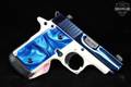 Sig Sauer P238 Blue Ice, Bill Hicks & Co. Exclusive .380 ACP Two-Tone High-Polish Blue & White in Good Condition Image 4