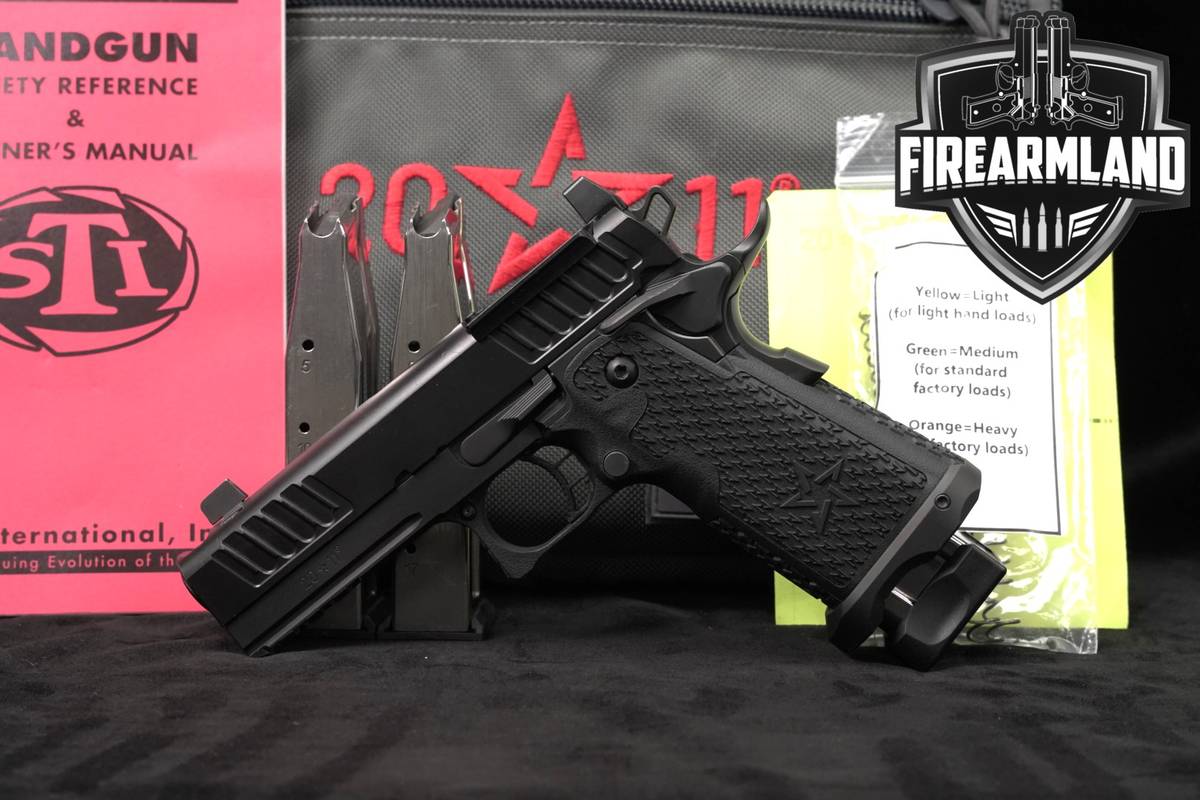 STI Staccato P 9mm 2011-1911 4.15" +3 MAGS & ORIG CASE