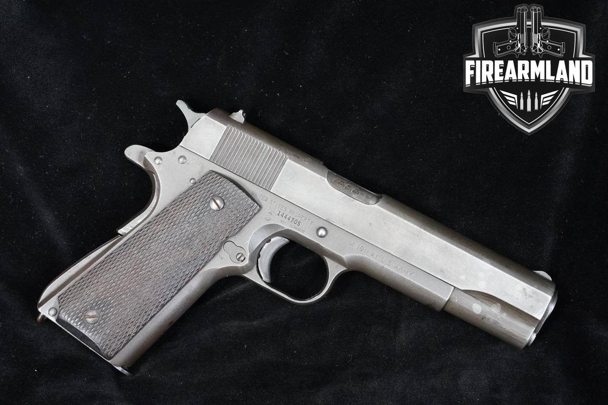 SUPER RARE! 1943 Ithaca M1911A1 U.S. Army 45 ACP 5" Ithaca 1911 1911-A1