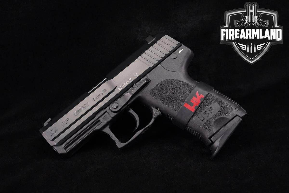GERMAN MADE Heckler & Koch H&K USP Compact V7 LEM 9mm 2MAGS & ORIG CASE