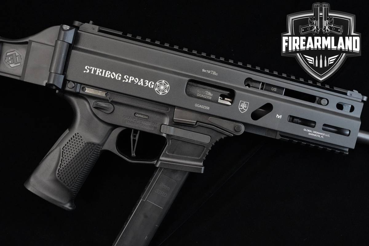 Grand Power Stribog SP9A3G 9mm 8" Stribog-SP9A3G SP9-A3 +2 MAGS & ORIG CASE