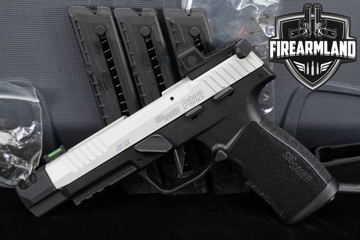 Sig Sauer P322 COMP RomeoZero Elite 22LR 4.25" P 322 +2MAGS, CASE & RED DOT