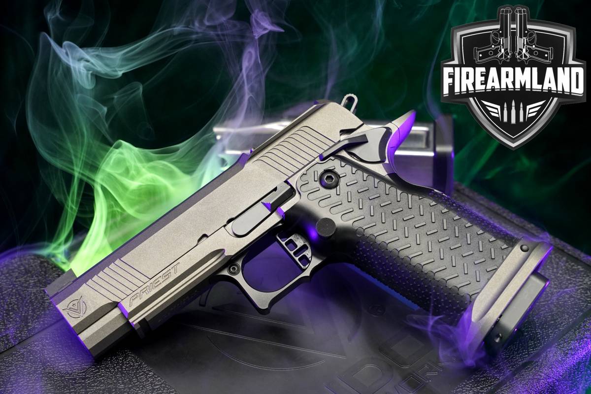 Vudoo Gun Works Priest 9mm Optics-Ready Grey 1911 2011 +2 MAGS, ORIG CASE