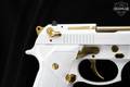 Girsan Regard MC Whiteout Gold Special Edition 9mm Luger (9x19 Para) White Cerakote in Very Good Condition Image 3