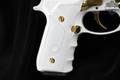 Girsan Regard MC Whiteout Gold Special Edition 9mm Luger (9x19 Para) White Cerakote in Very Good Condition Image 4