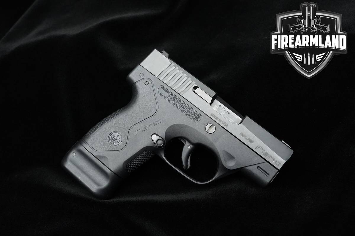 Beretta BU9 Nano 9mm 3" EDC CCW Black Pronox Beretta BU-Nano +2 MAGS