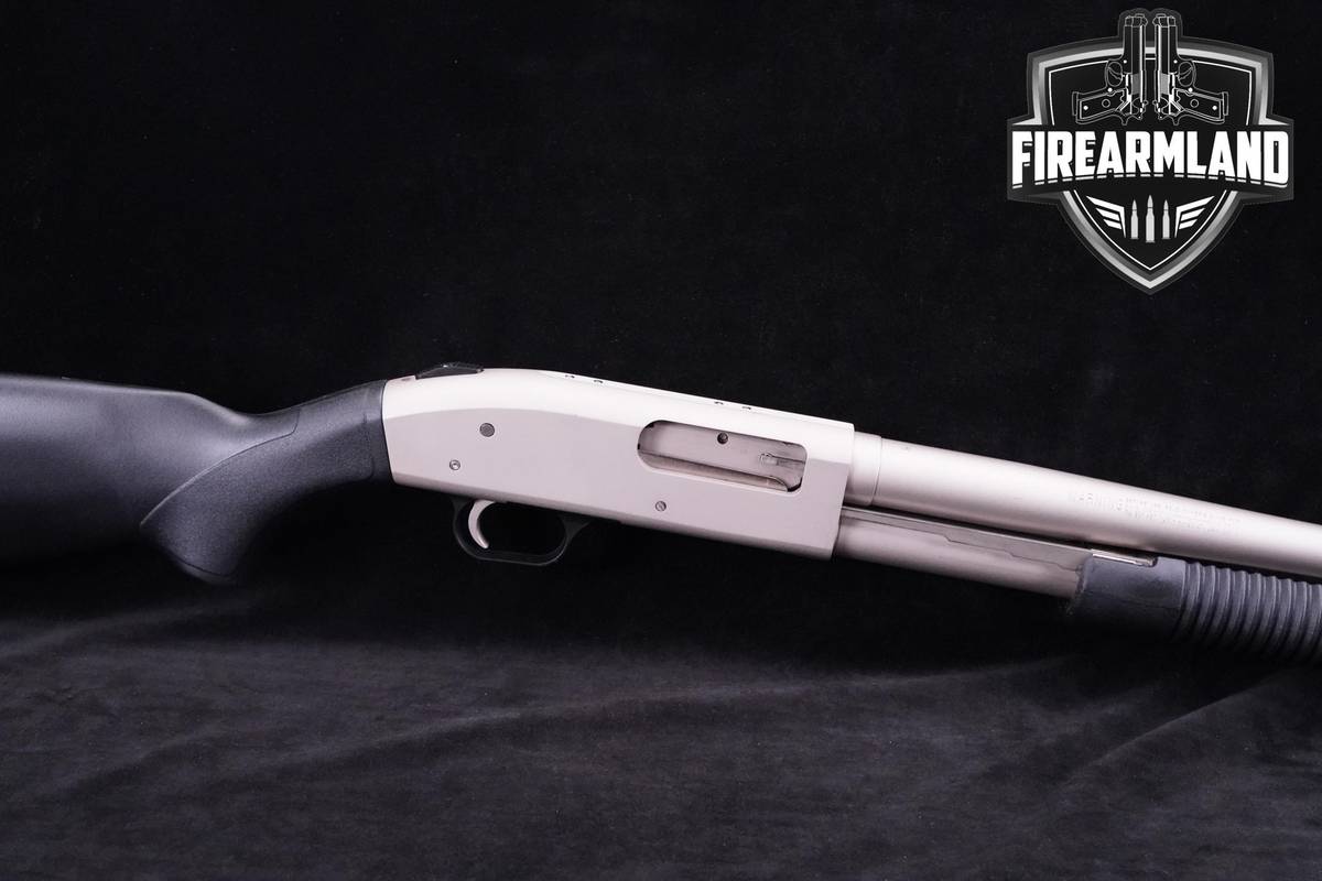 Mossberg Model 590 Mariner 12-Gauge 20.5" Marinecote Silver & Black