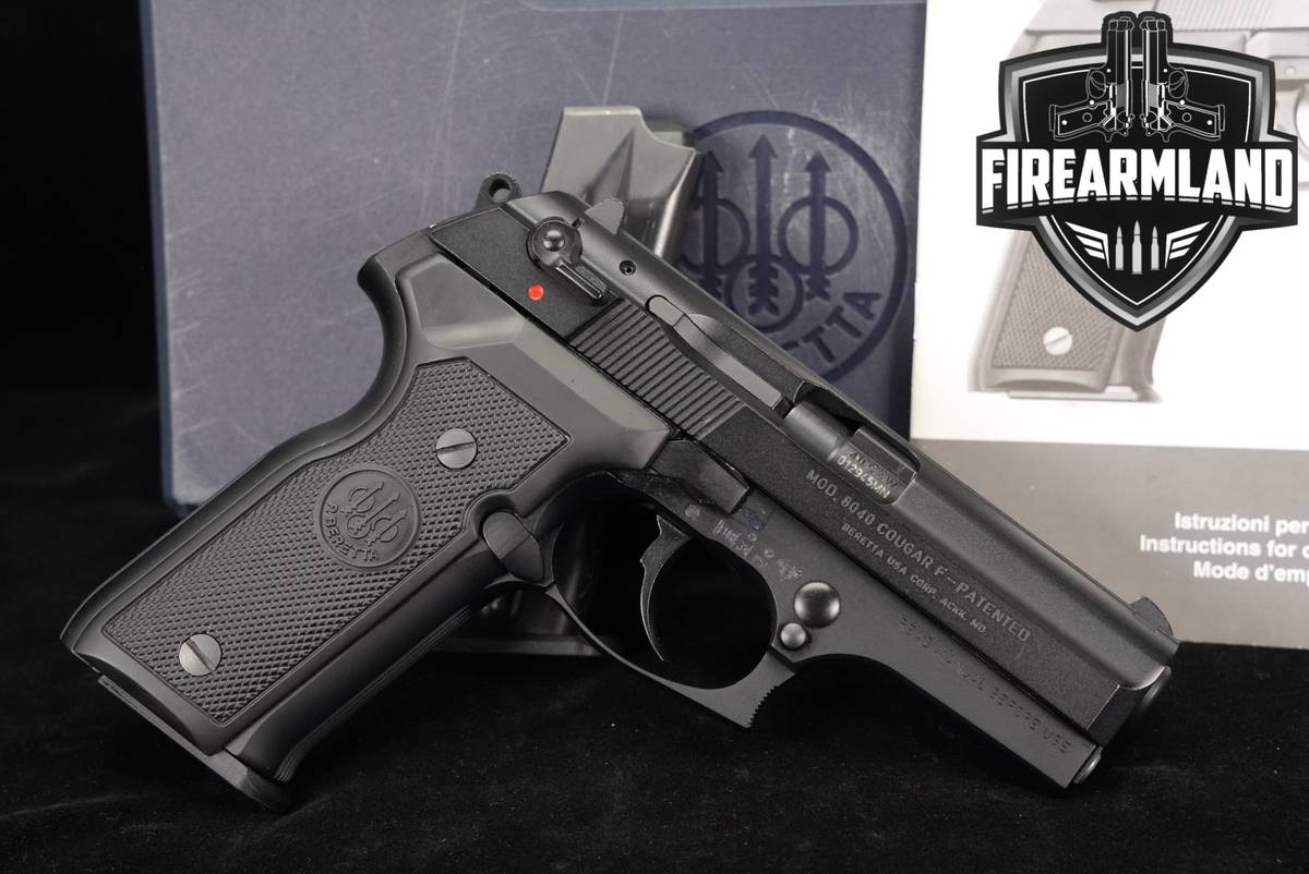P Beretta 8040 Cougar Type F 40 S&W 3.6" 8040F +2 MAGS & ORIG BOX