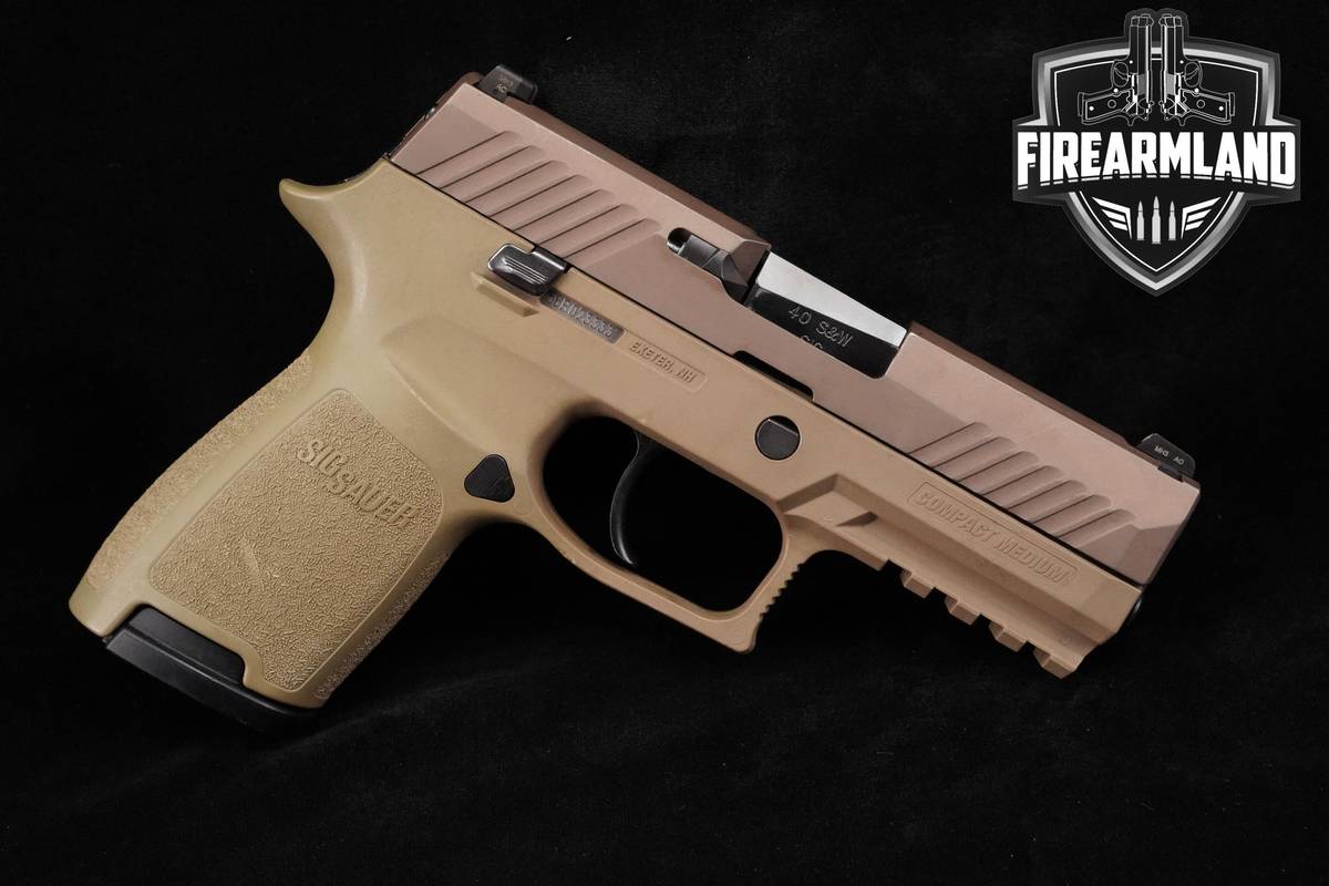 Sig Sauer P320 P-320 Compact 40 S&W 3.9" Flat Dark Earth