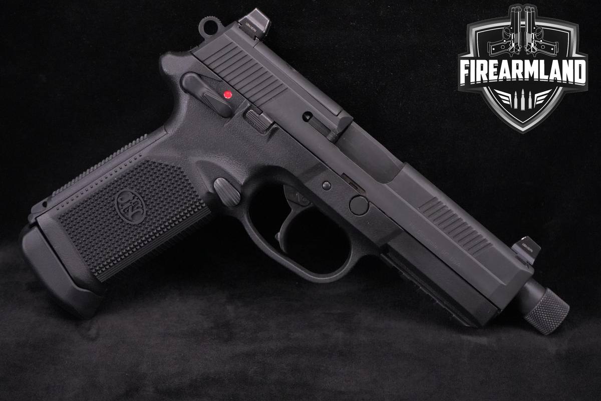 FN FNX-45 Tactical 45ACP 5.3" FNX45 45T +2 MAGS & ORIG CASE