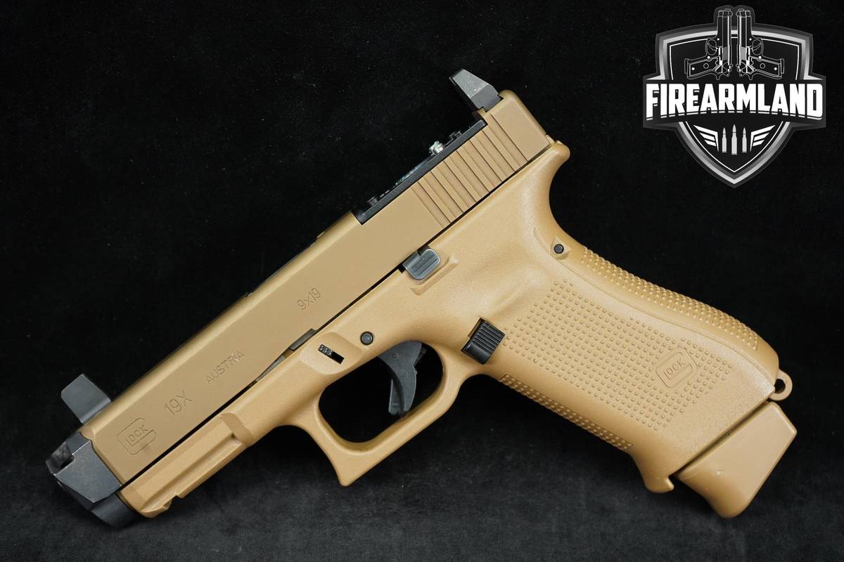 Glock 19X 9mm Crossover 4.02" Coyote Tan G19 X G19X +3 MAGS & ORIG CASE