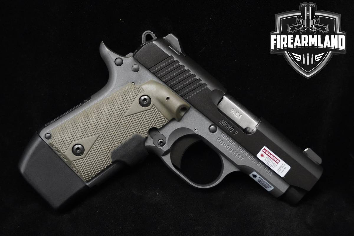 Kimber Micro 9 Woodland Night (LG) 9mm 1911 3.15" Kimber-Micro 1911 Micro9