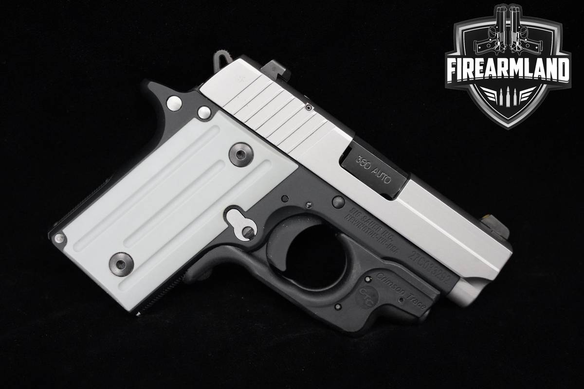 Sig Sauer P238 380 ACP Two-Tone P238 Sig-P-238 +CRIMSON TRACE RED LASER