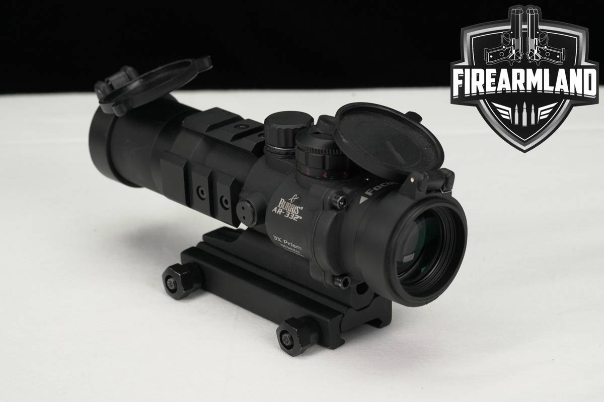 DISCONTINUED Burris AR-332 3X Red/ Green Illuminated Ballistic CQ Reticle